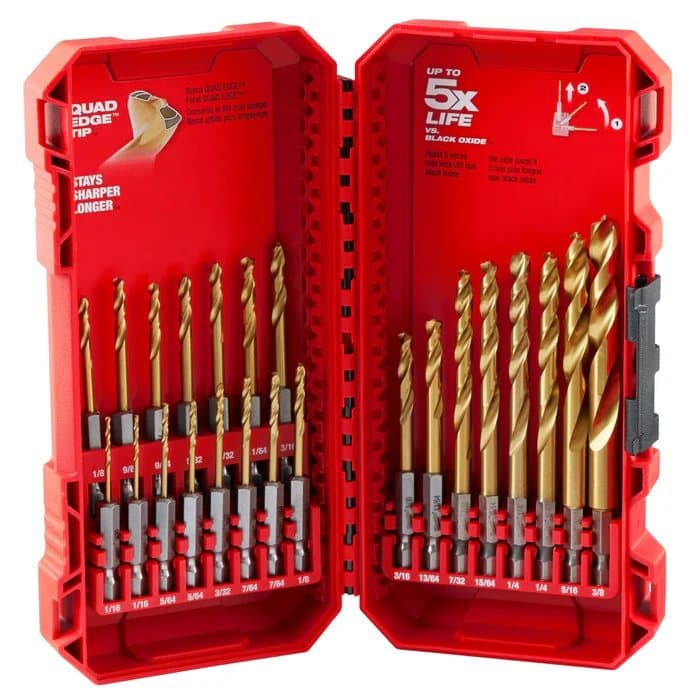 Set de brocas para metal 21 piezas